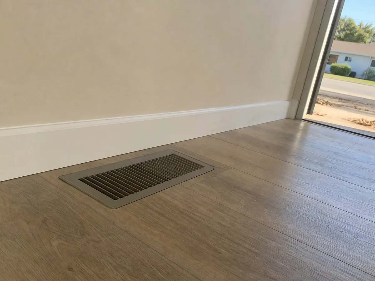 Freshly cleaned vent back in place — completed job in Los Angeles, CA
